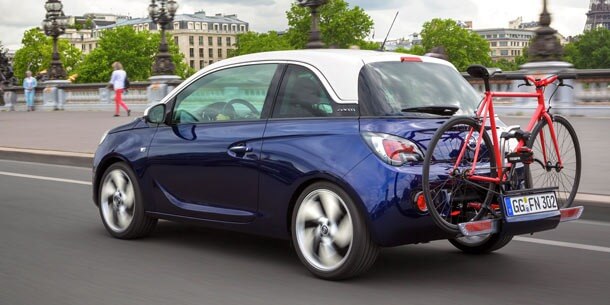 🚲 Opel Adam: mit integriertem Fahrradträger erhältlich » Fahrradträger