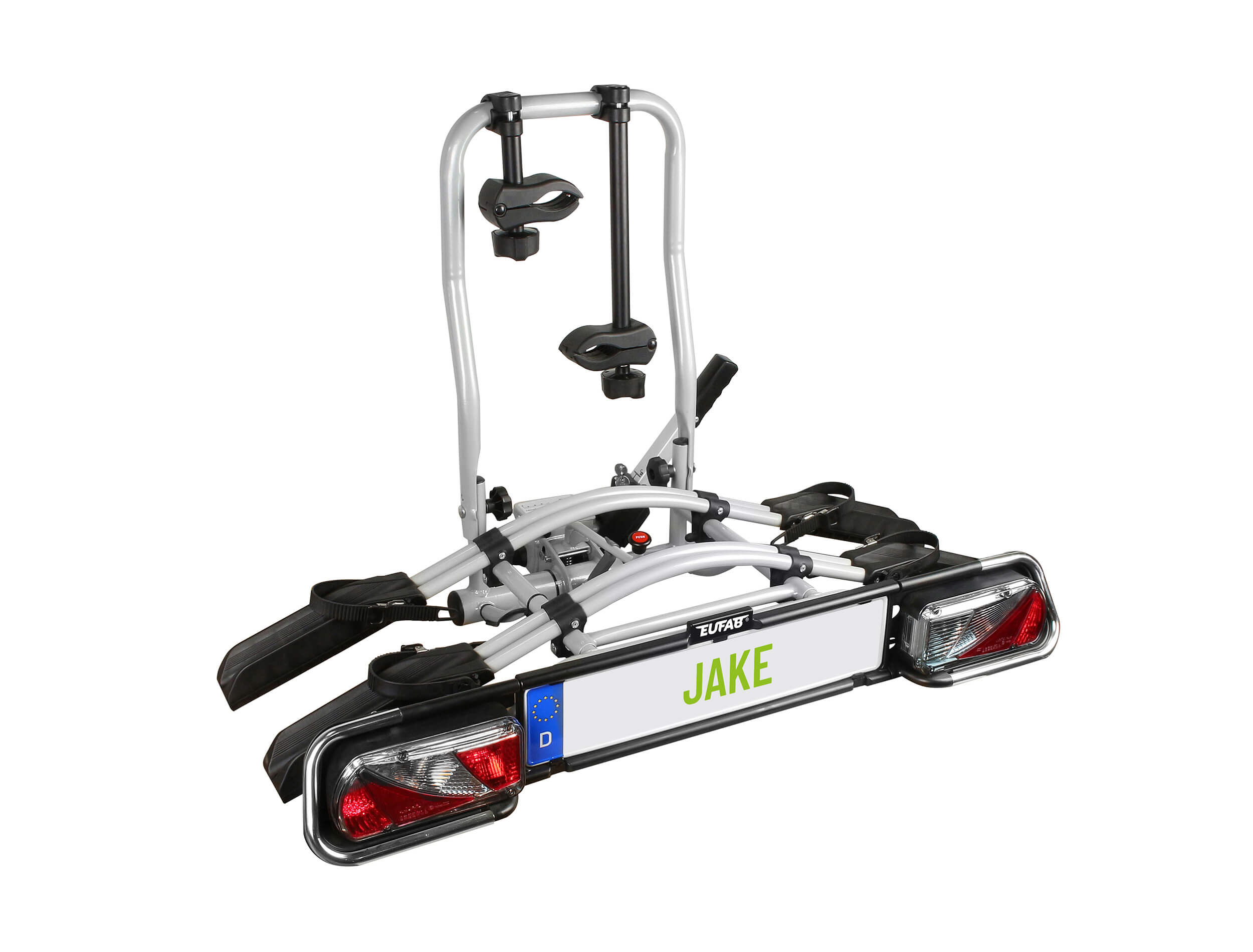 EUFAB 11510 Jake Fahrradträger für 2 Fahrräder und E-Bikes