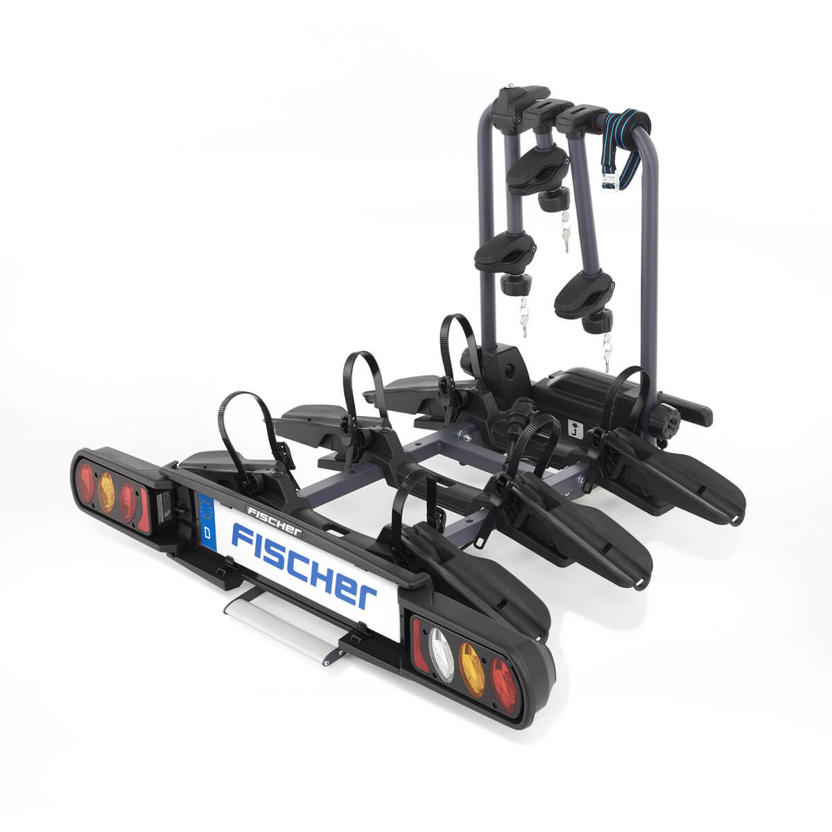 FISCHER ProlineEvo 3 Fahrradträger für 3 Fahrräder und E-Bikes